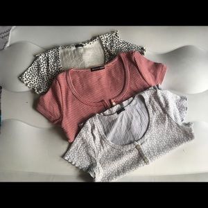 Brandy Melville women tops set of 3